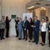 Autoridades e representantes da comunidade italiana no RS durante a inauguração da sede do Comites em Porto Alegre