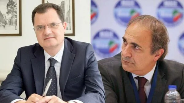 Fabio Porta (à esquerda) e Ricardo Merlo (à direita) protagonizaram troca de acusações após a aprovação no Senado italiano de um decreto que restringe a cidadania por descendência.