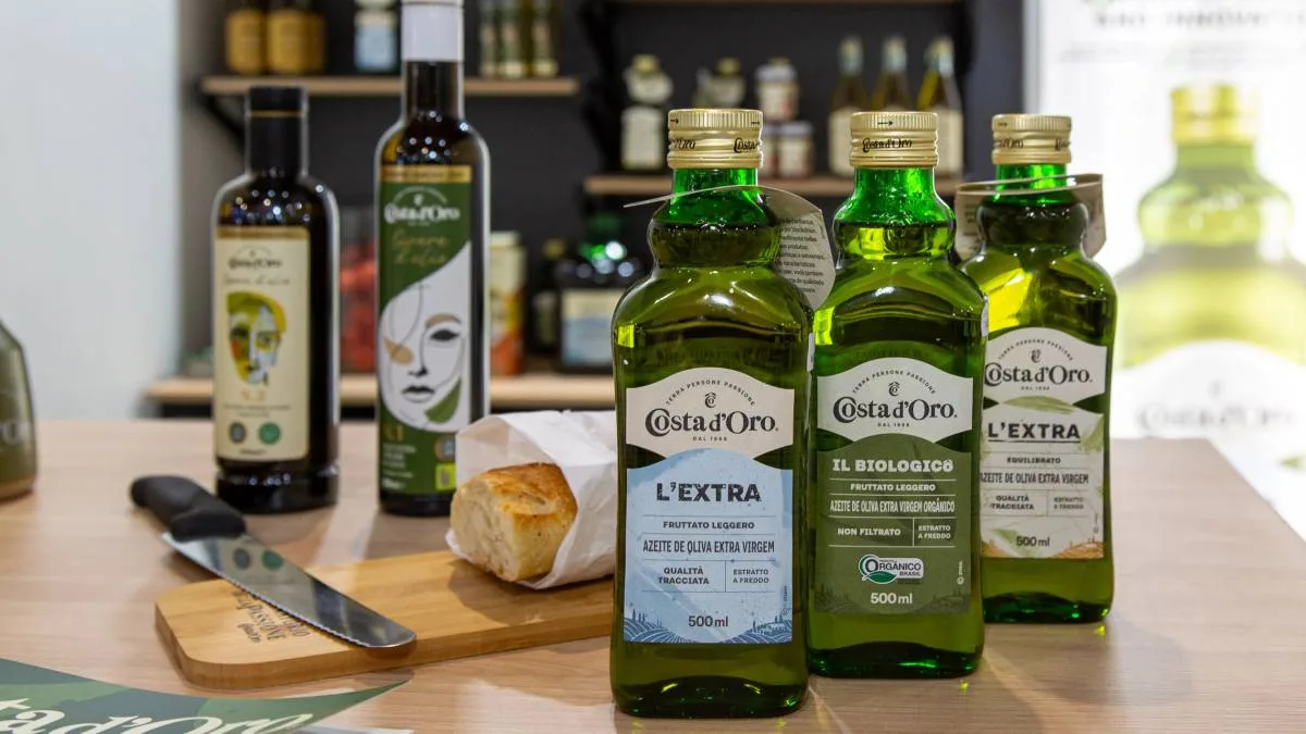 Produtos da marca Costa d’Oro, participante do estande oficial da Itália na Apas Show 2025 | Foto: Divulgação