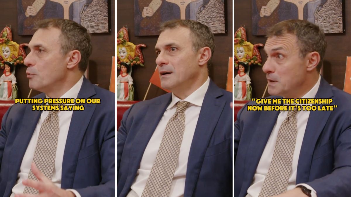 Governo italiano feriu segurança jurídica para limitar cidadania, admite cônsul | Foto: Instagram