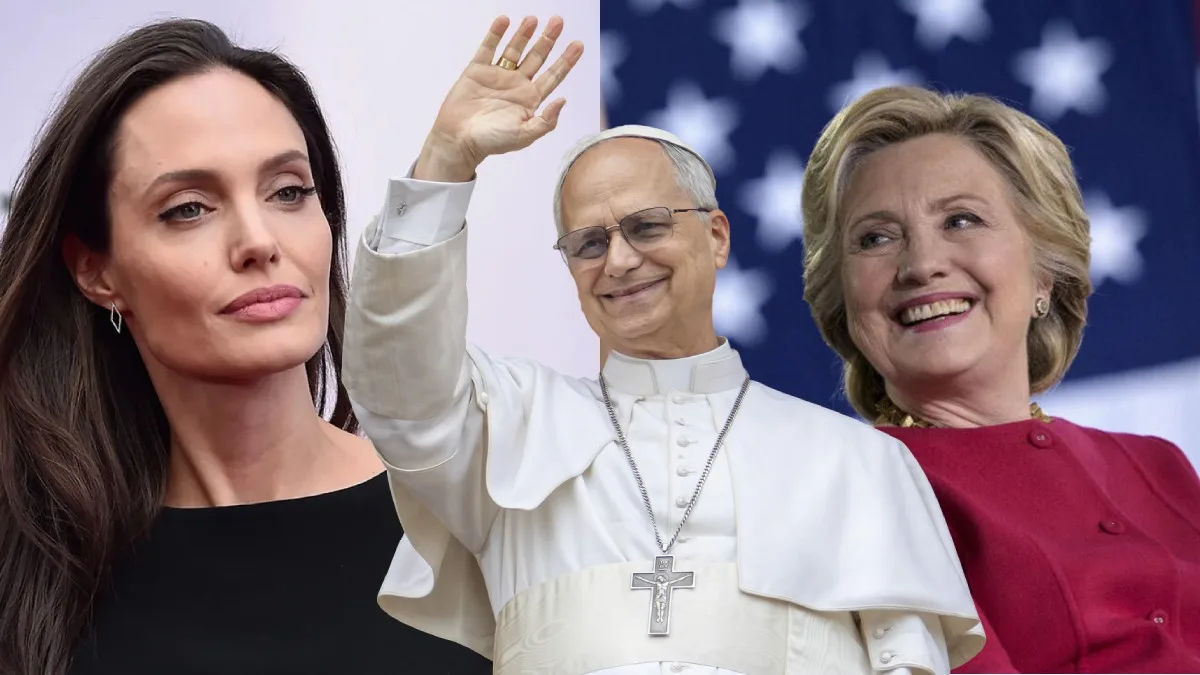 Angelina Jolie, Papa Leone XIV e Hillary Clinton compartilham um ancestral em comum, segundo pesquisa genealógica publicada no New York Times