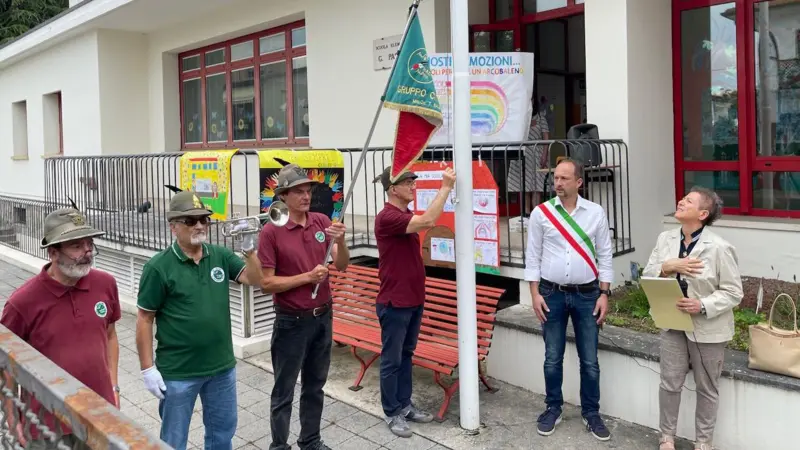 Foi realizada uma cerimónia para assinalar o encerramento desta escola em Treviso, onde o número de alunos tinha caído