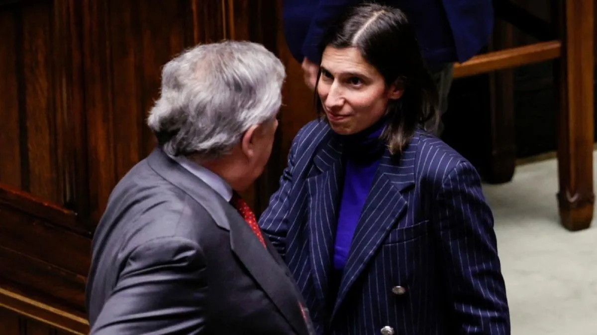 Antonio Tajani, líder do Forza Italia, defende o Ius Scholae ao lado do PD, de Elly Schlein | Foto: Reprodução
