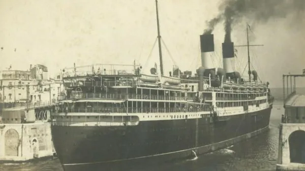 O Giulio Cesare foi um dos navios de passageiros utilizados no período pós-Primeira Guerra Mundial, e também transportou imigrantes italianos rumo à América do Sul.