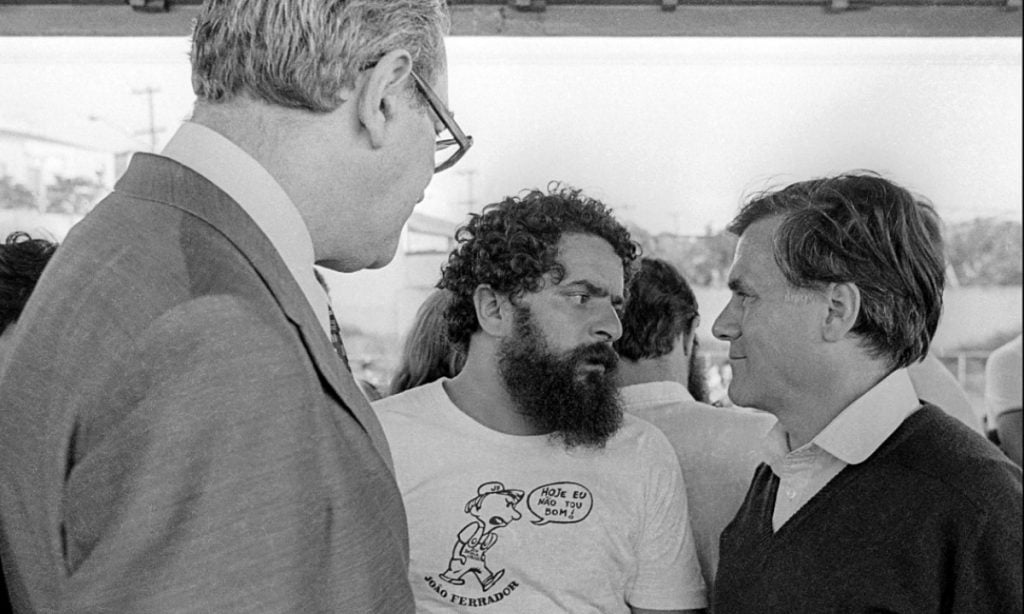 Raymundo Faoro, Lula e Mino Carta | Foto: Carta Capital