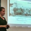 La ricercatrice Silvana Azevedo de Almeida presenta dati sull'immigrazione italiana e la sua influenza sulla cultura di San Paolo, oggetto della sua tesi di dottorato presso l'USP
