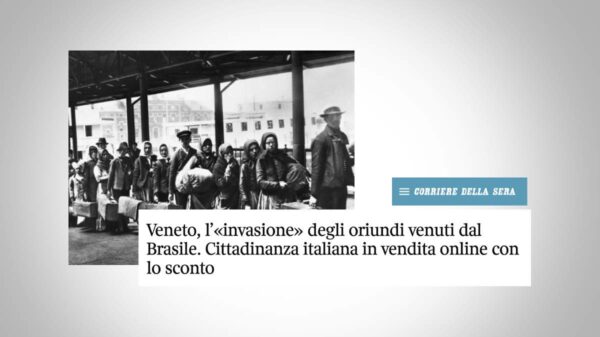 Itália enfrenta o desafio de lidar com sua diáspora, mas parte da imprensa ainda retrata o retorno dos descendentes como ameaça.