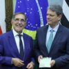 Il Presidente del Senato italiano insieme a Tarcísio de Freitas al Palazzo Bandeirantes