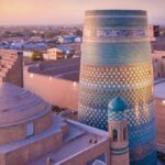 Khiva, no Uzbequistão, investe em infraestrutura para valorizar a Rota da Seda.