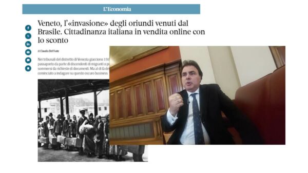 Luis Roberto Lorenzato reage ao Corriere della Sera e denuncia tom xenófobo de artigo sobre cidadania italiana