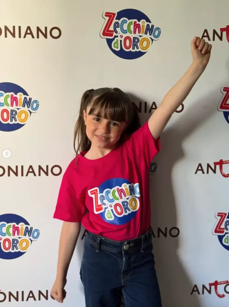 Ana Estela, 9 anos, representa o Brasil no Zecchino d’Oro em Milão e na RAI