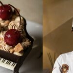 Tiramisù com cerejas da confeiteira japonesa Aya Okada