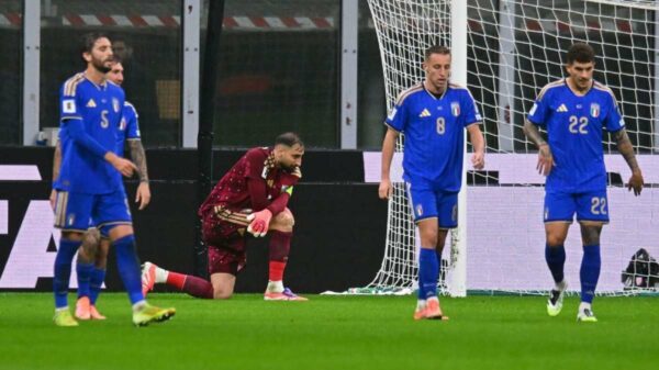 Goleada para a Noruega coloca Itália na repescagem e gera críticas duras da imprensa