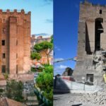 Desabamento na Torre dei Conti, em Roma, fere operários e mobiliza bombeiros.