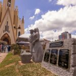 Obra em praça histórica celebra 150 anos da imigração italiana no RS