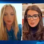 As advogadas Maria Stella La Malfa (à esquerda) e Roberta Aveline acompanham o julgamento da constitucionalidade do Decreto Tajani na Itália