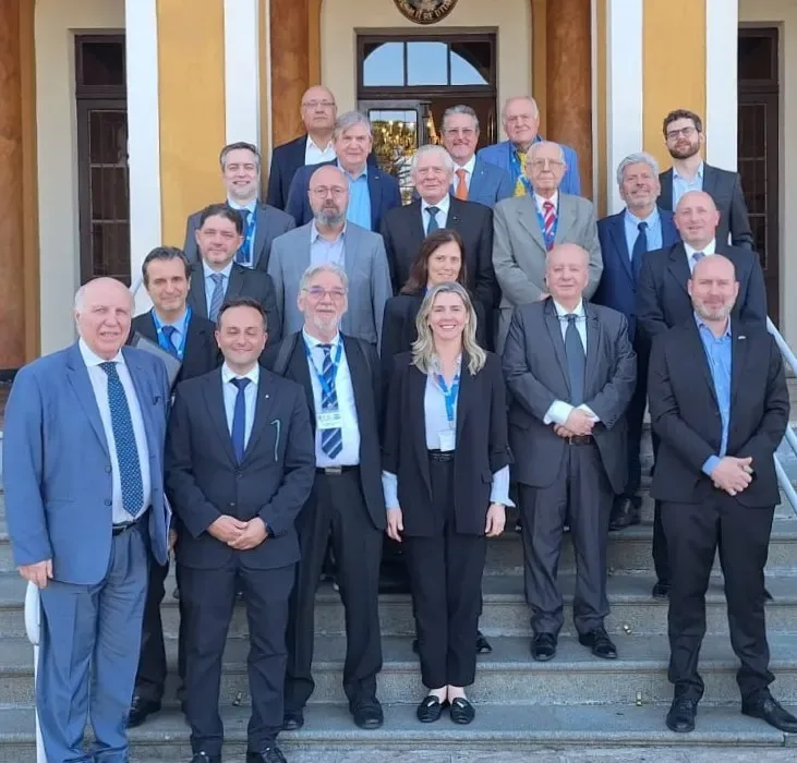 Representantes da América Latina durante a reunião da Comissão continental do CGIE realizada em Curitiba.