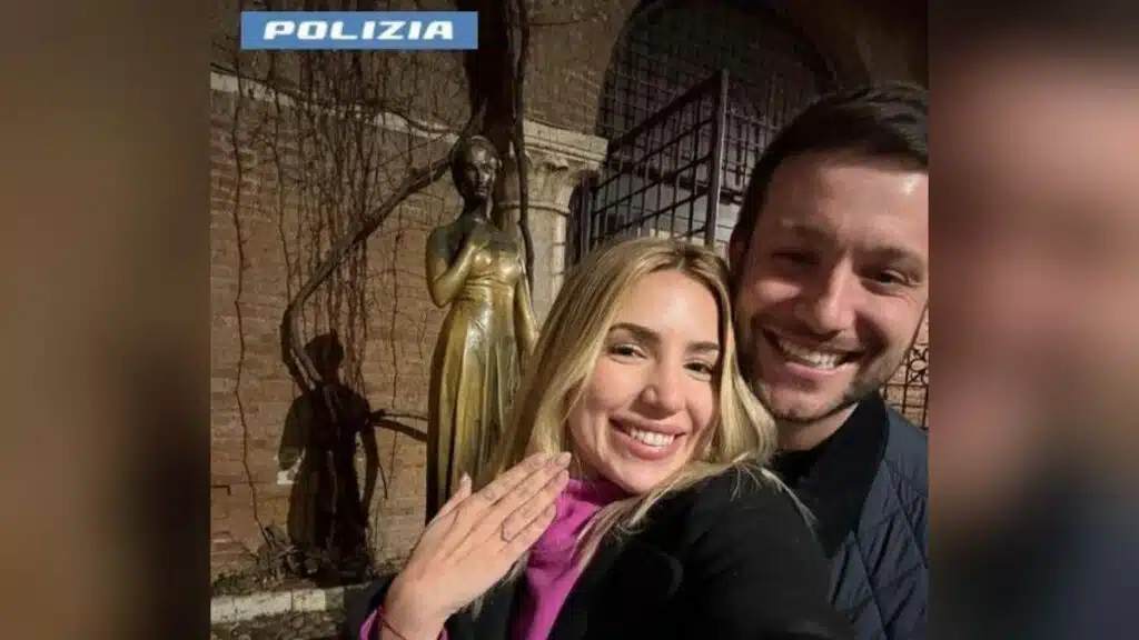 O plano era um pedido de casamento romântico em Verona, na varanda de Julieta. Mas o destino mudou tudo na Estação Central de Milão.