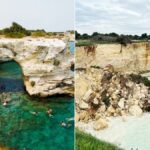 Arco dos Amantes desaparece após tempestade atingir o litoral do Salento
