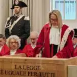 Cerimônia de abertura do Ano Judiciário, realizada nesta sexta-feira (29), em Veneza, no Vêneto.