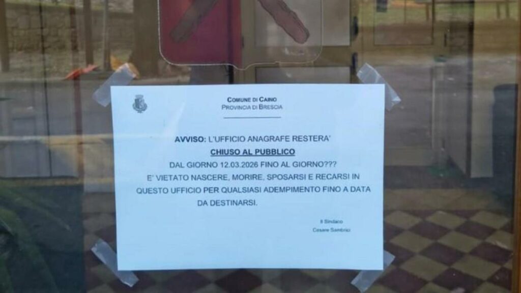 O prefeito da pequena cidade de Brescia: 