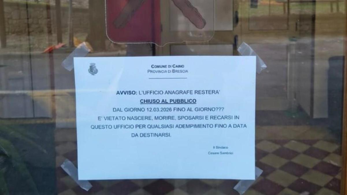 O prefeito da pequena cidade de Brescia: 