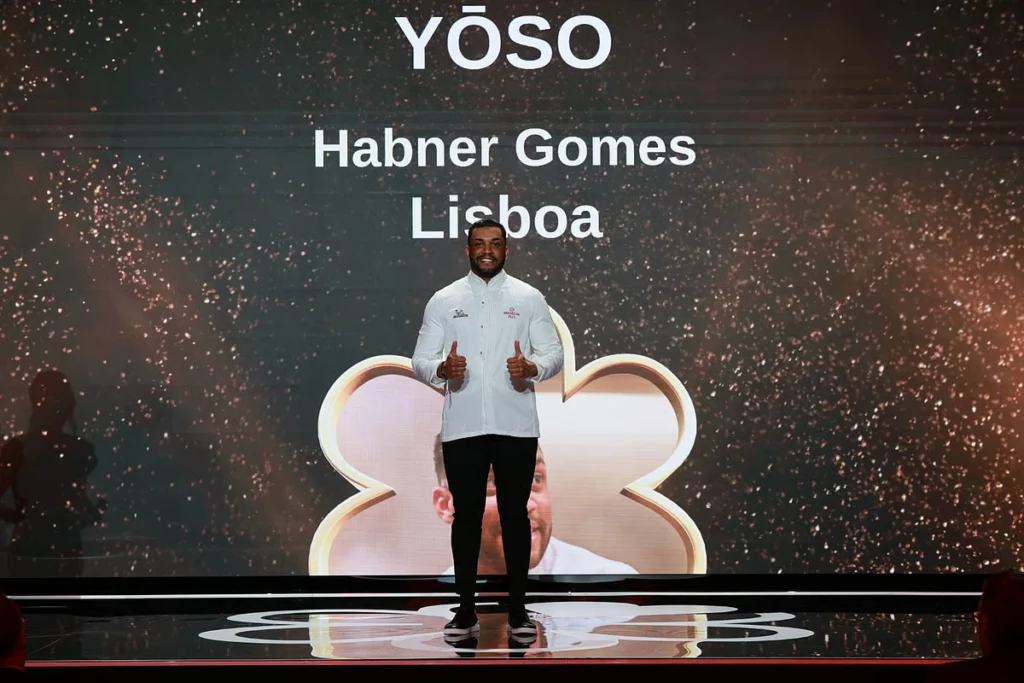 O mineiro Habner Gomes foi premiado pelo Guia Michelin em 2025. MICHELIN