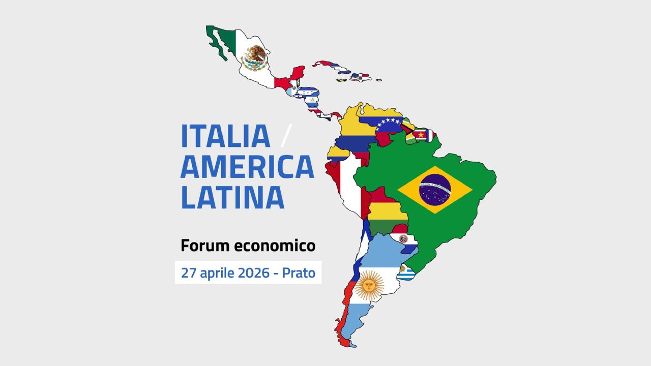 Prato será a capital das relações comerciais entre Itália e América Latina no dia 27 de abril.