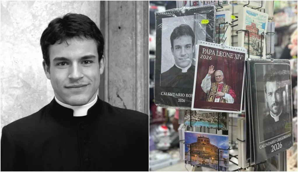 Instrutor de comissários de bordo, italiano Giovanni Galizia foi capa do calendário de "padres gatos" de Roma por mais de duas décadas | Foto: Getty Images