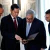 Tajani entregou a árvore genealógica do secretário de Estado dos EUA, Marco Rubio, reforçando laços políticos através da ancestralidade.