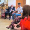 Representantes brasileiros e do Comune di Corigliano-Rossano durante encontro na Calábria, sul da Itália, que avançou o projeto de gemellaggio (cidades-irmãs) com o bairro do Bixiga, em São Paulo.