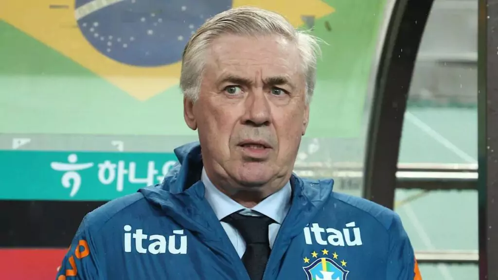 Efeito Ancelotti: Brasil é o time mais apostado pelos italianos na Copa, aponta levantamento.