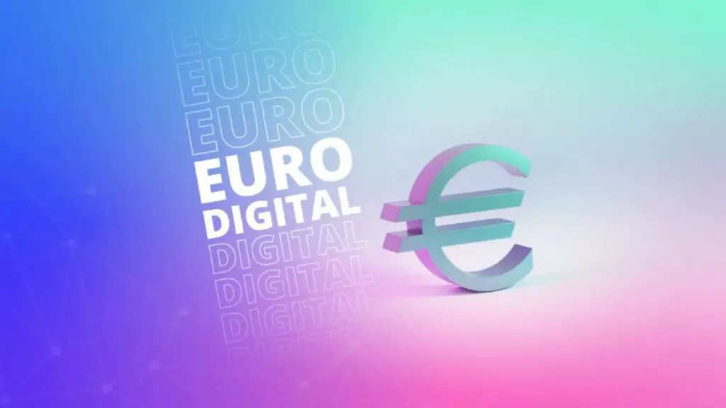 Representation of the digital euro, the European Central Bank's electronic currency project planned for 2029. Reproduction / DN Brasil.