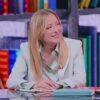Giorgia Meloni durante entrevista ao programa "10 Minuti", da Mediaset, em que defendeu candidatura de direita ao Quirinale.