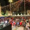 Apresentação artística na Festa Italiana de São Caetano do Sul, no Bairro Fundação.
