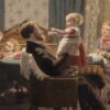 Família retratada em pintura do século XIX. A imagem é ilustrativa: os curiosos nomes abordados no artigo foram registrados principalmente entre os séculos XII e XIII, sobretudo na Toscana e na Itália central. Foto: Wikimedia Commons