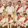 Elenco histórico do River Plate, clube fundado em 1901 com participação de imigrantes italianos, em imagem exibida no vídeo do Museu Nacional da Emigração Italiana (MEI) lançado durante o Mundial de 2026. (Foto: Reprodução/MEI)