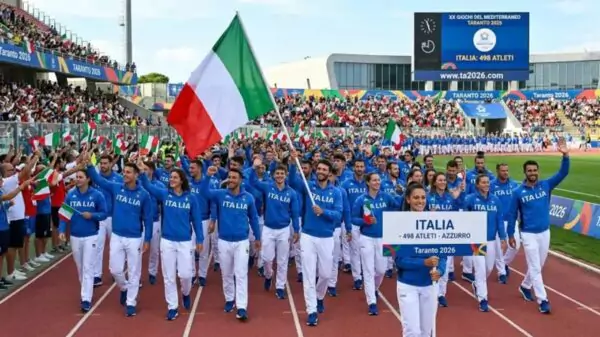 Itália leva 498 atletas aos Jogos do Mediterrâneo em Taranto