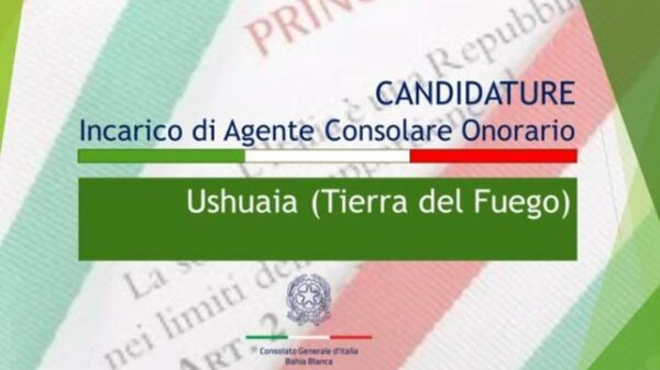 Consulado em Bahía Blanca busca agente consular honorário em Ushuaia