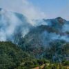 Incêndio consome 50 hectares em Firenzuola; helicópteros seguem no combate