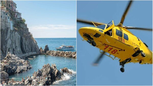 Turista mergulha de barco e morre nas Cinque Terre, na Itália