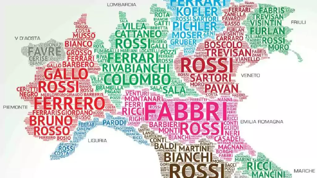 Legenda da foto: Sobrenomes italianos preservam séculos de diferenças linguísticas e regionais da Itália