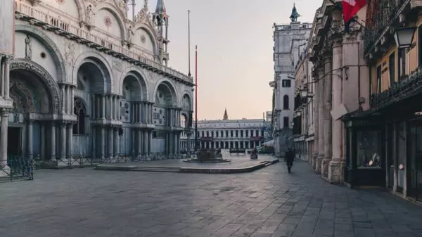 Área próxima à Praça de São Marcos, em Veneza | Foto: Settimo Cannatella/Venezia da Vivere
