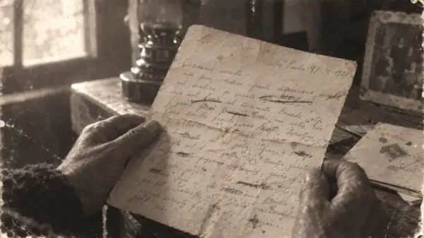 Imagem ilustrativa inspirada nas cartas enviadas por imigrantes italianos entre o Brasil e a Itália no início do século 20 | Italianismo/IA