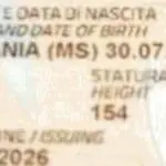 Italiana de 82 anos perde identidade após topônimo fascista em documento