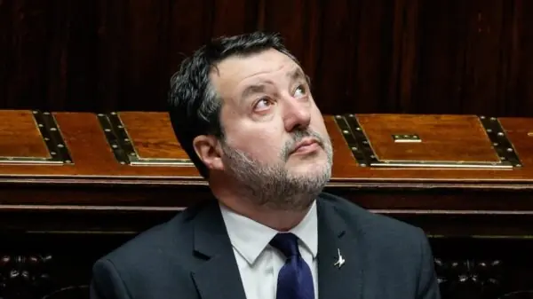 Matteo Salvini, líder da Liga, partido que propõe novas restrições às regras de cidadania italiana