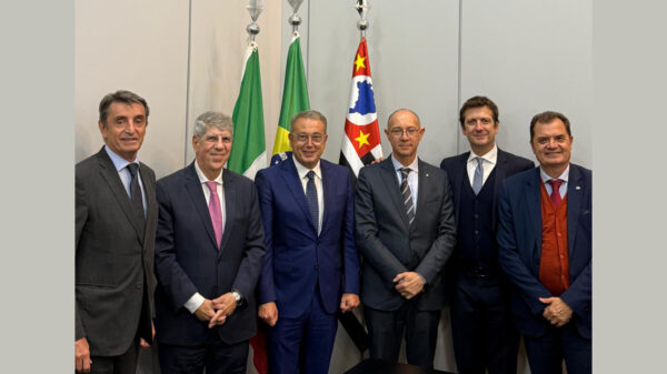 Massimo Dell’Utri durante missão oficial no Brasil