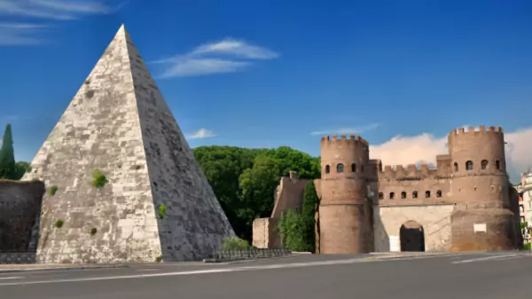 Pirâmide Céstia, em Roma, reabre ao público após obras de restauração e valorização | Foto: Soprintendenza Speciale di Roma