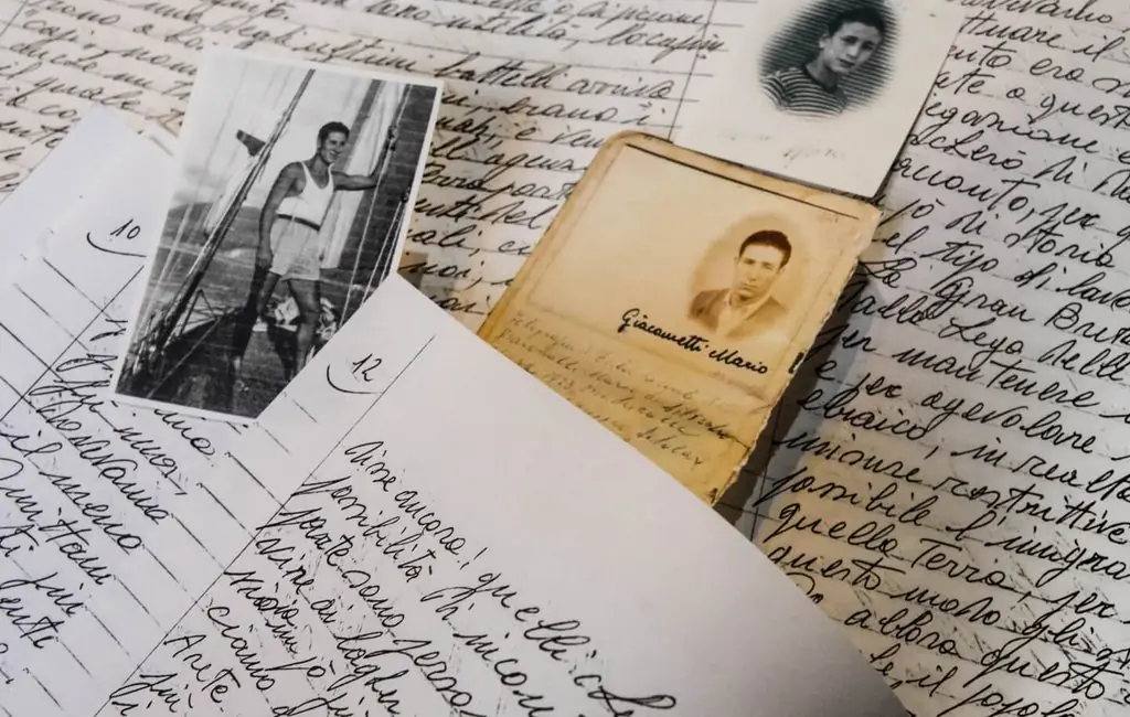Cartas manuscritas e fotografias preservam rostos, palavras e lembranças de italianos que emigraram para outros países | Foto: acervo histórico