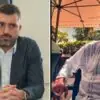 Montagem mostra Marco Schiesaro, prefeito de Cadoneghe, e Ali Scek Nur, representante da comunidade islâmica de Pádua, envolvidos em disputa após a suspensão do juramento de cidadania italiana de uma mulher marroquina | Foto: Reprodução / Il Gazzettino